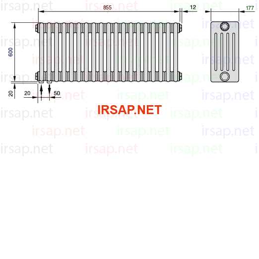 Радиатор IRSAP Tesi 50600/19 T18 CL 01